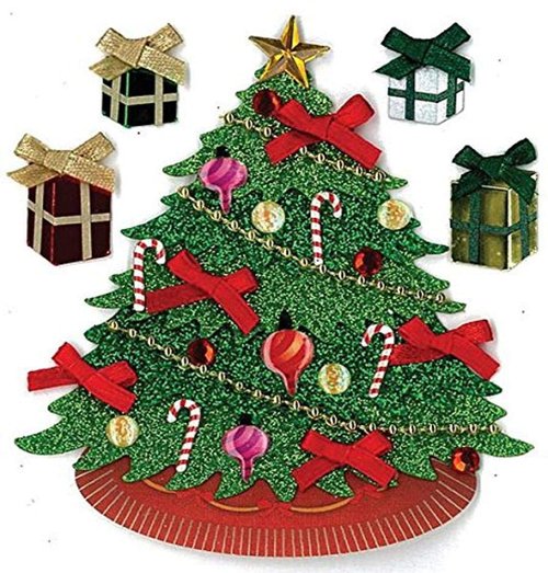 Jolees Boutique Dimensional Stickers-Classic Tree