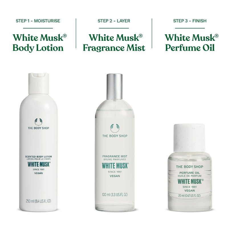 The Body Shop White Musk Body Lotion | Floral & Clean Scented Skin Cream with Cruelty Free Musk | Softens Dry Skin, 250 ml / 8.4 oz