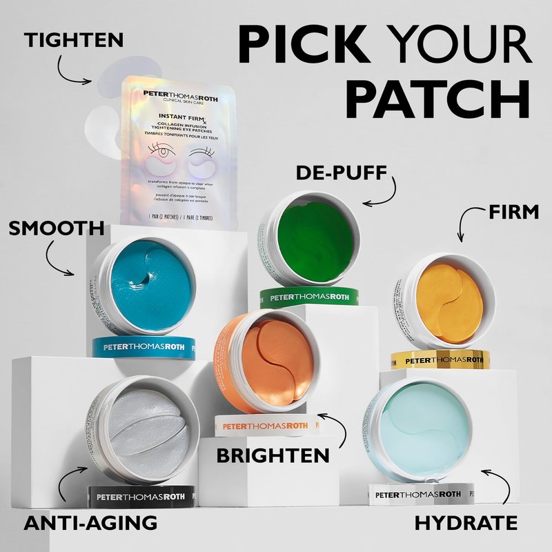 Peter Thomas Roth | Cucumber De-Tox® Hydra-Gel Eye Patches | Cucumber Extract Eye Mask Patches for Puffiness and Dark Circles