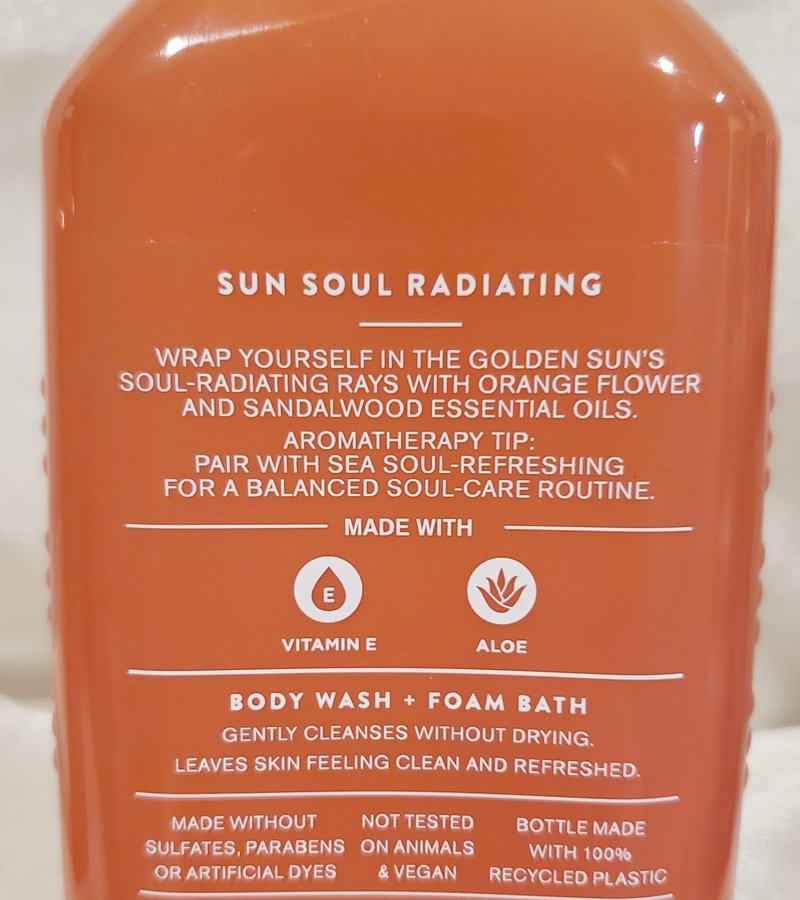 Bath & Body Works Aromatherapy Shower Gel, 10oz Each (Orange Flower Sandalwood)