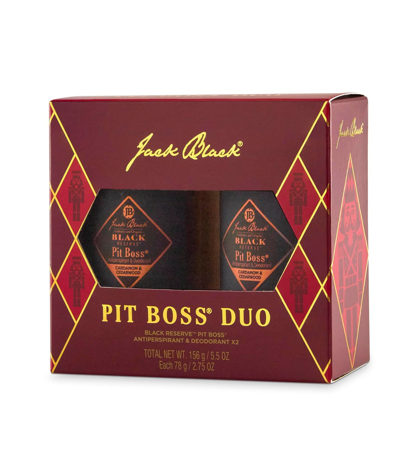 Jack Black Holiday Black Reserve Pit Boss Duo Gift Sets for Men – Gifts for Men, Dad Gifts