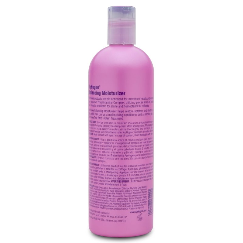 Aphogee Hair Care Double Bundle – Two-Step Protein Treatment (16 fl oz) & Balancing Moisturizer (16 fl oz)