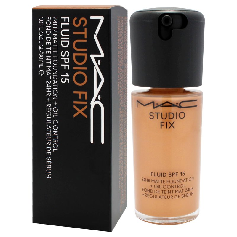 Studio Fix Fluid SPF 15 24Hr Matte Foundation Plus Oil Control - NW40 by MAC for Women - 1 oz Foundation