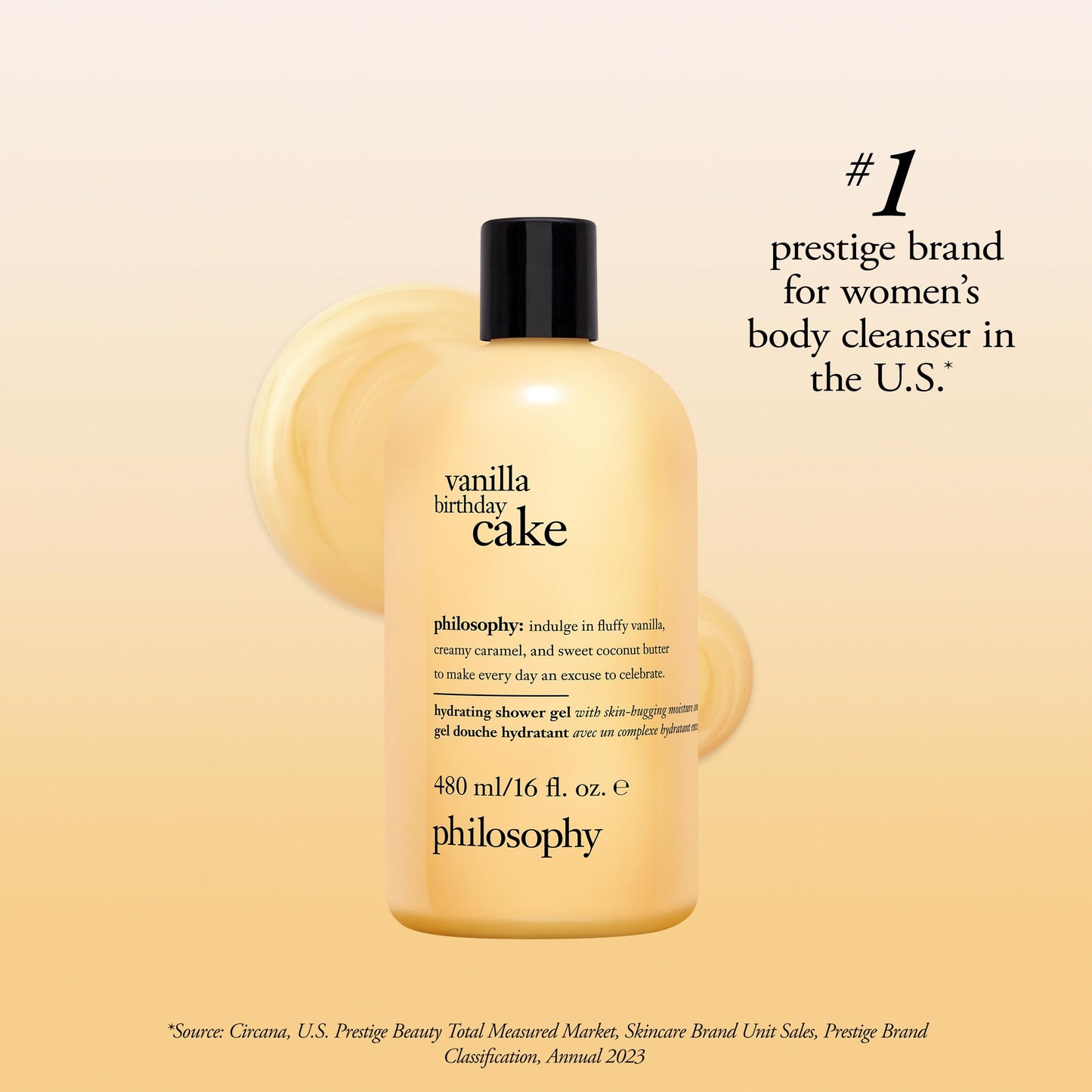 philosophy vanilla birthday cake shower gel 16 fl oz
