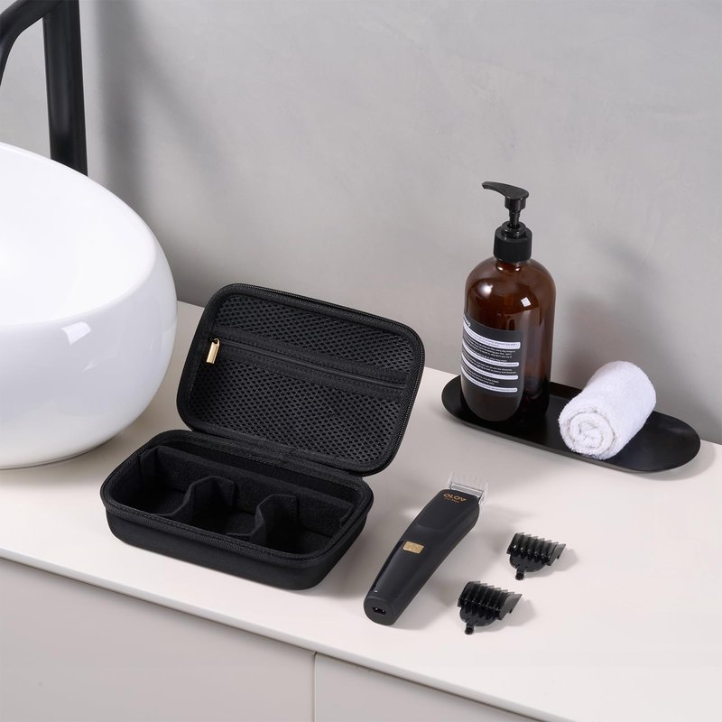 ProCase Hard EVA Travel Case for Electric Hair Clipper Trimmer, Protective Storage Organizer Bag for Beard/Body/Bikini Trimmer & Shaver -Black