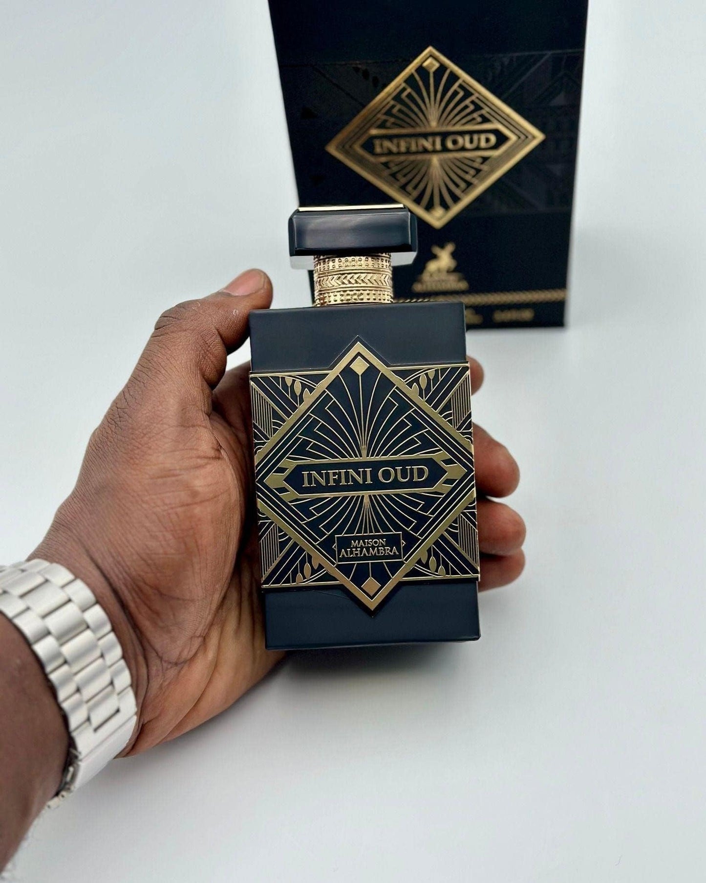 Infini Oud by Maison Alhambra for Unisex - 3.4 oz EDP Spray