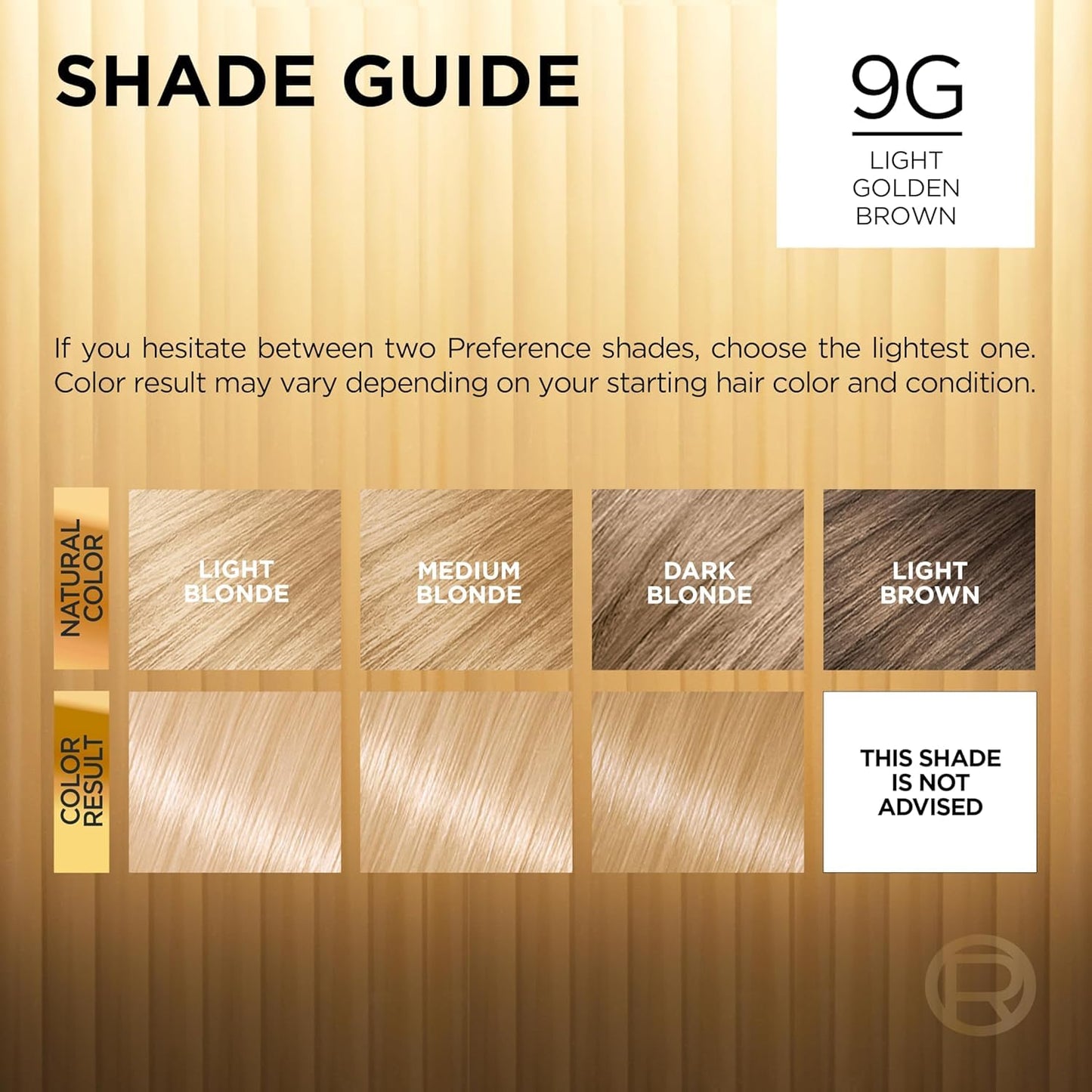 L’Oreal ParisSuperior Preference Rich Luminous Conditioning Colorant, Level 3 Permanent, Light Golden Blonde/Warmer 9G (Pack of 3)