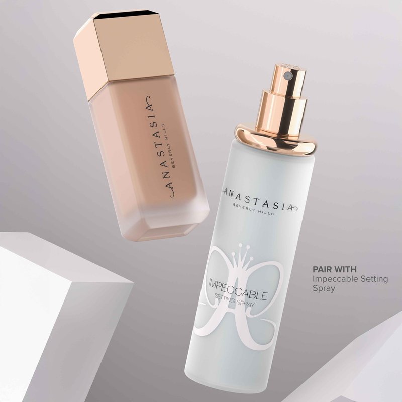 Anastasia Beverly Hills Impeccable Blurring Second Skin Matte Foundation - Full-Coverage Long-Wear Foundation with Soft-Focus Blurring Finish for Smooth Natural-Looking Skin - 1N