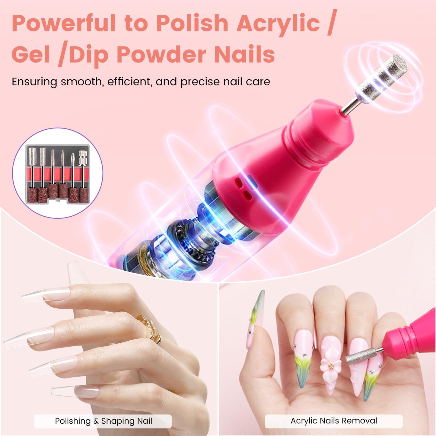 Nail Kit for Beginners with Everything: Practice Nail Hand &Gift Bag