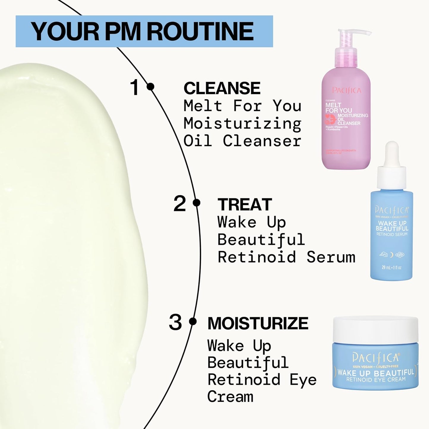 Pacifica Glow Baby Brightening Eye Cream – Vitamin C Under Eye Cream for Dark Circles & Puffiness, Caffeine-Infused Eye Brightener for Tired Eyes Fragrance-Free 0.5 oz Clean Vegan Dermatologist Tested