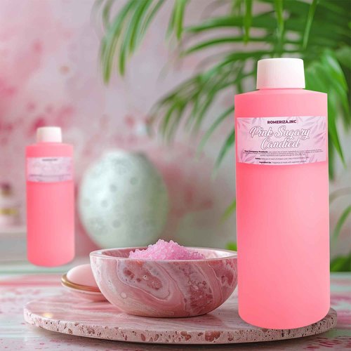 Pink Sugary Candied Fragrance Body Oil - Luxury Scented Body Oil Perfume- Women Natural Scented Oil - Long Lasting Perfume - Uncut Fragrance Oil in Plastic Bottle 4 Fl Oz (Pack of 1)