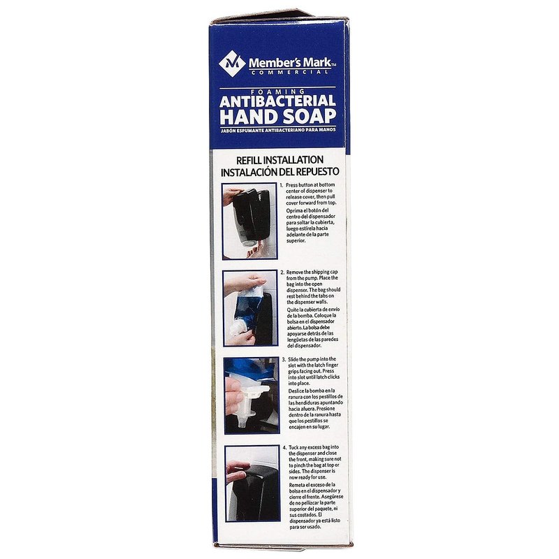 Commercial Foaming Antibacterial Hand Soap - 2 Pack Refills | 33.8 Fl. Oz