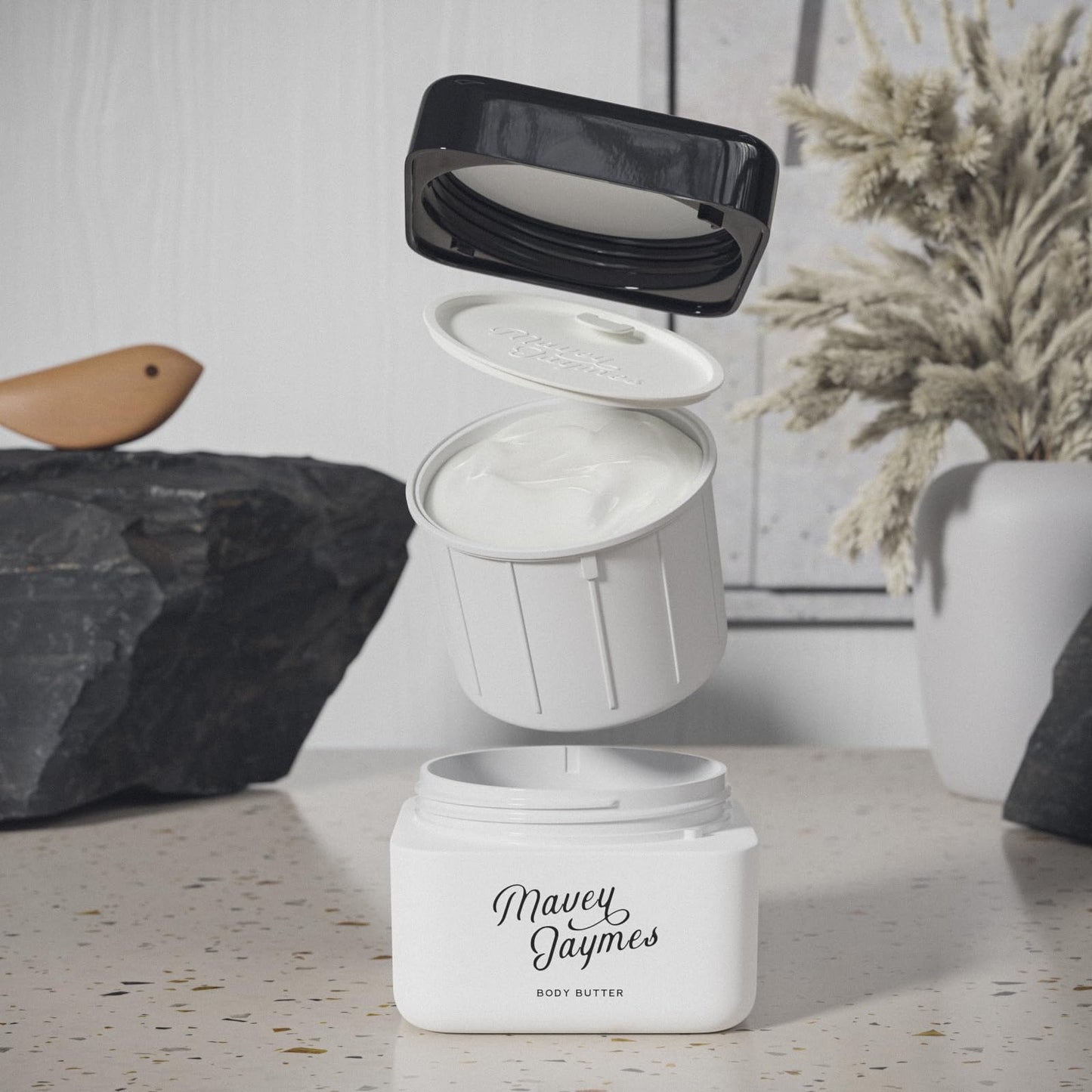 Mavey Jaymes Organic Body Butter Refill, Babies and Adults, Moisturizing, Gentle & Clean Ingredients, Lavender Vanilla