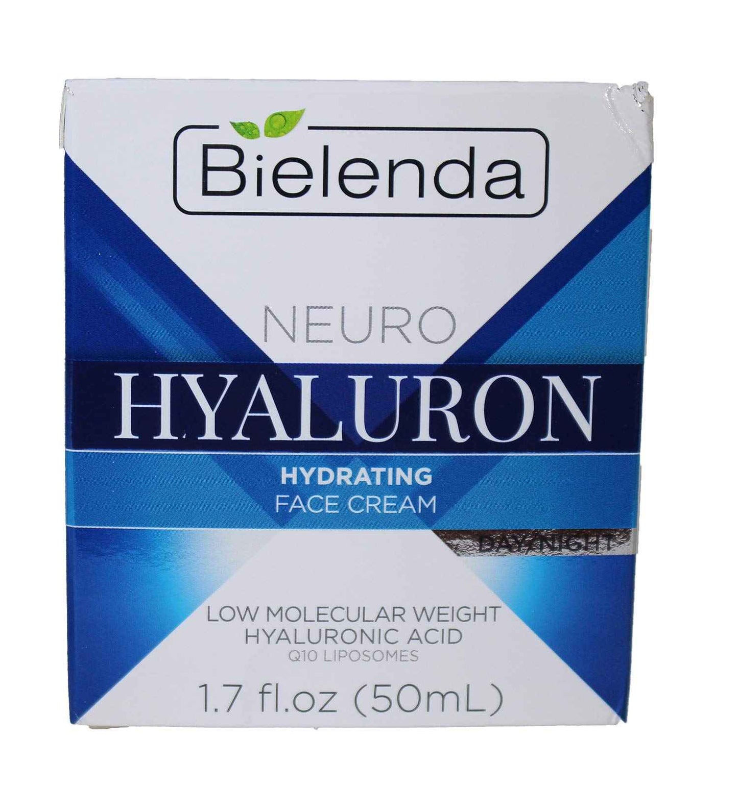 Bielenda Neuro Hyaluron Hydrating Face Cream, 1.7 Oz. Day and Night.