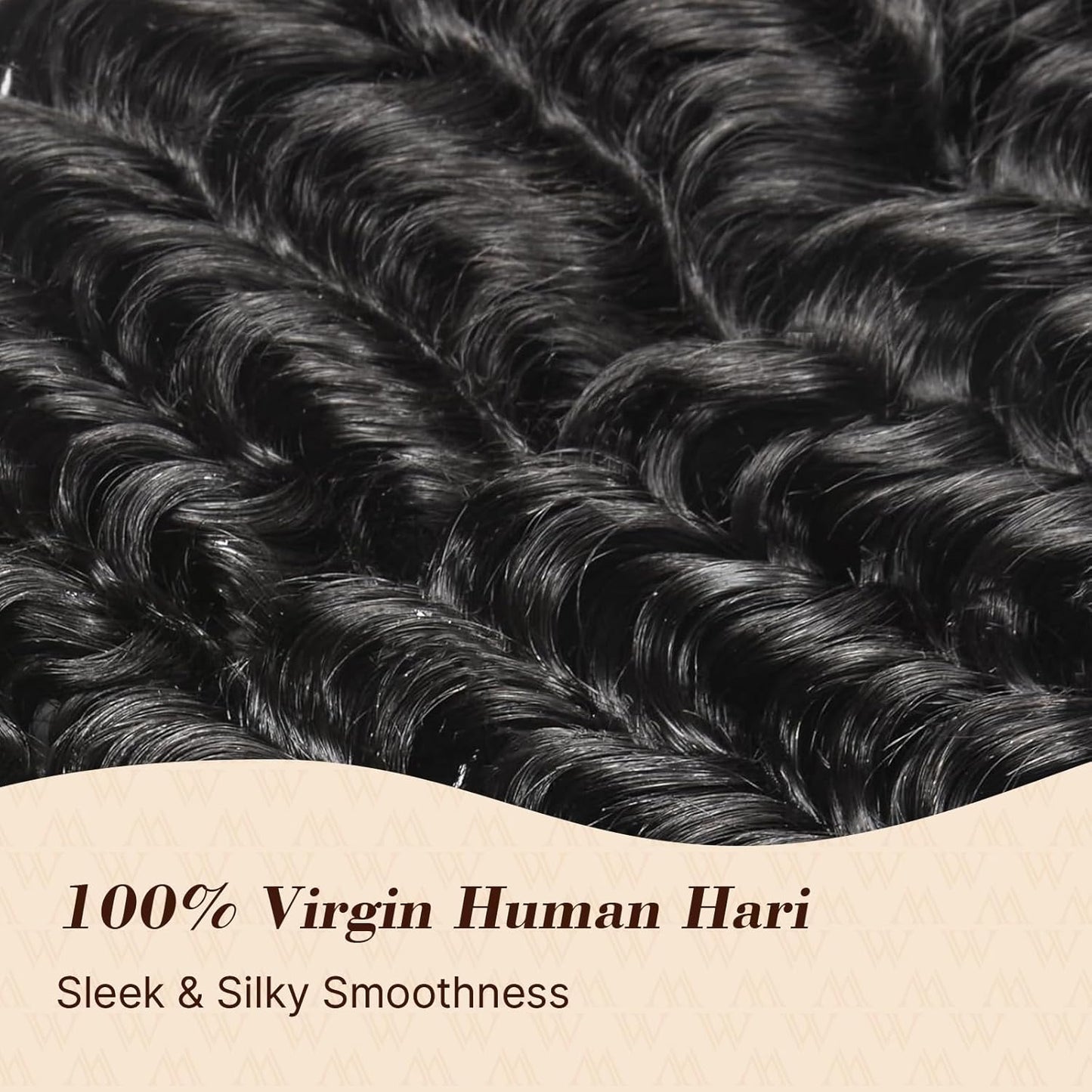 Wequeen 16A Deep Wave Human Hair Bundles - 100% Unprocessed Brazilian Virgin Hair | 18 Inch Extensions