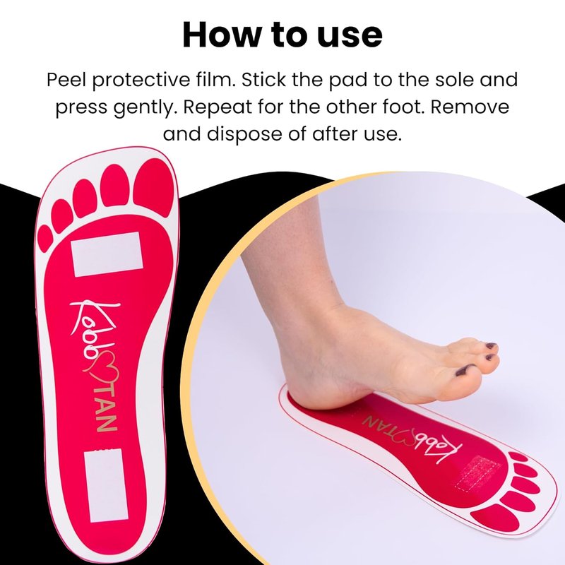 Disposable Spray Tan Feet Pads - 120 Pairs (240 Feet) Non-Slip & Comfortable for Home or Salon Use | Hygienic Ultra Bronzing