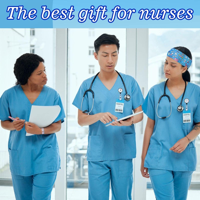 72 Pcs Nurse Week Gifts Bulk 2026,Nurses Appreciation Gift Set for Women Socks Makeup Bag Penlight Badge Reels Headband Bracelet Hair Rope for Graduation Gratitude Employees Doctor Hospital Staff Team
