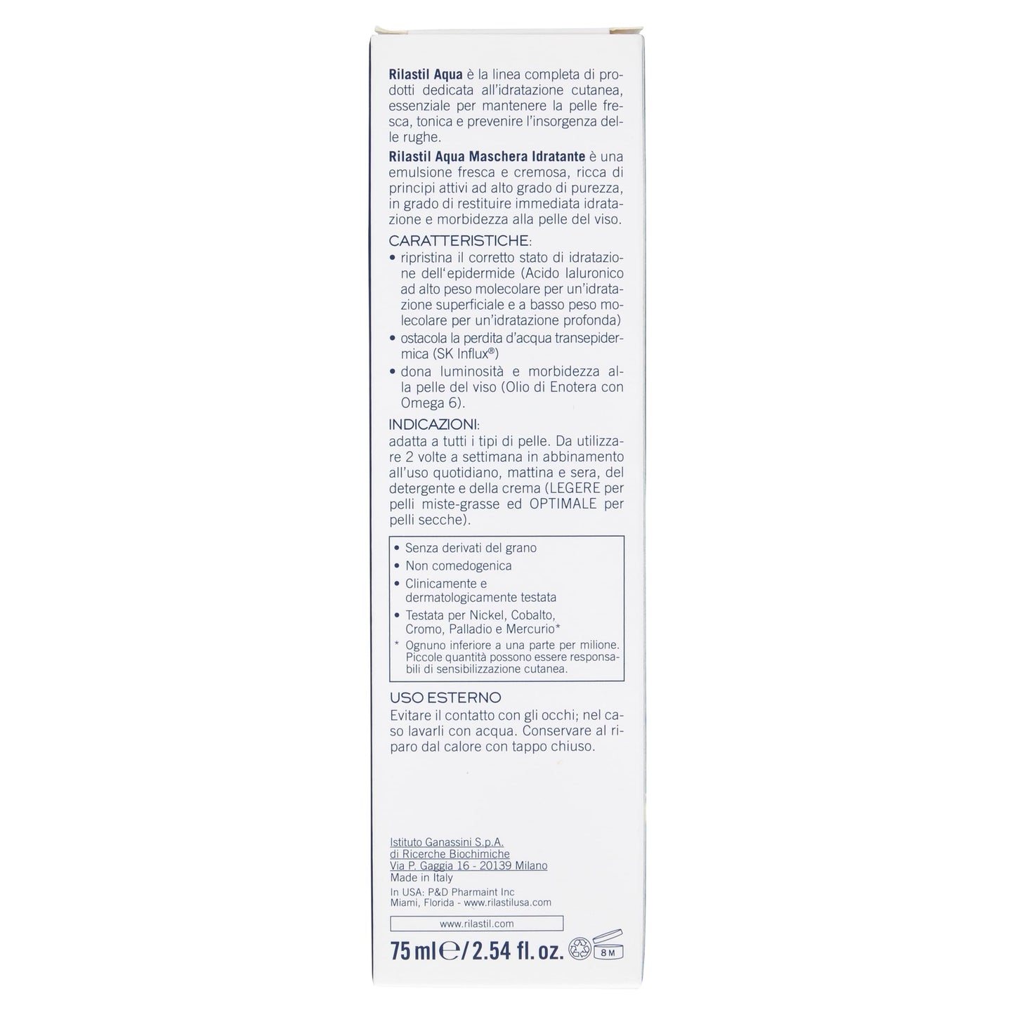 RILASTIL AQUA Hydrating Facial Mask - 50ml