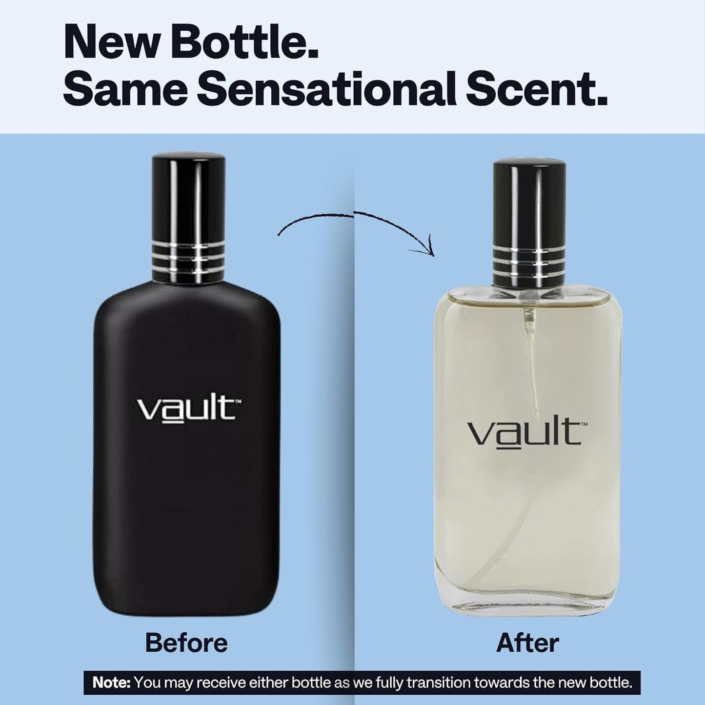 Vault Eau De Toilette Spray for Men - Bold Musk with Bergamot & Sandalwood | Long-Lasting 3.4 Fl Oz Fragrance