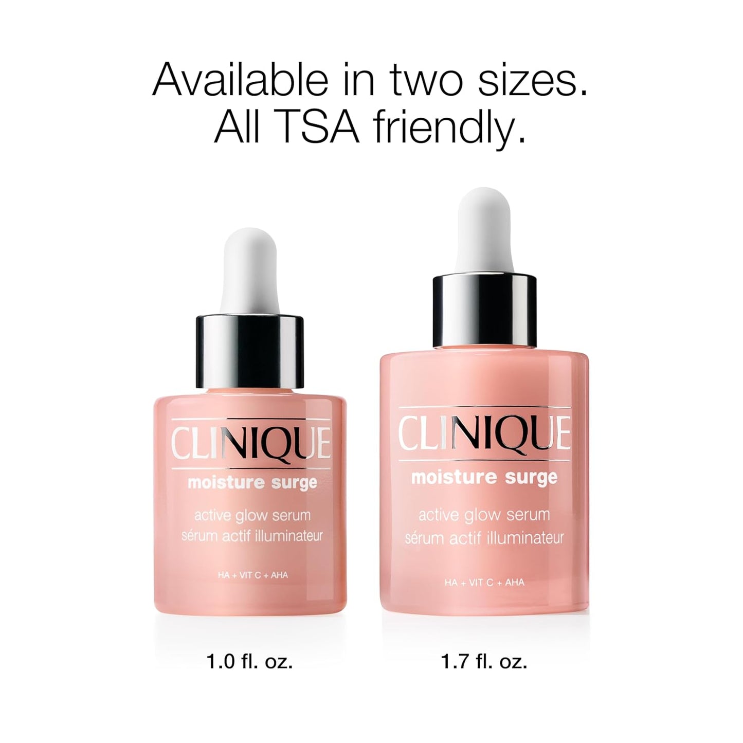 Clinique Moisture Surge Serum - Hydrating Lactic Acid & Vitamin C Formula | Lightweight & Oil-Free
