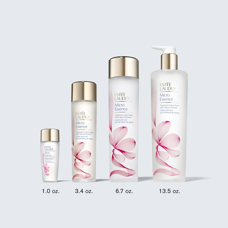 Estée Lauder Micro Essence Treatment Lotion Toner Fresh with Sakura Ferment | Hydrating & Soothing + Skin Barrier Repair, 6.7 Fl Oz