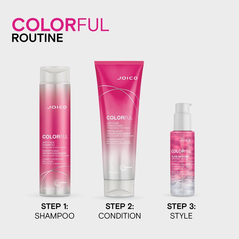 Colorful Anti-Fade Conditioner | For Color-Treated Hair | Preserve Hair Color & Vibrancy | Boost Shine & Reduce Breakage | Sulfate Free | With Camellia Oil & Pomegranate Extract | 8.5 Fl Oz