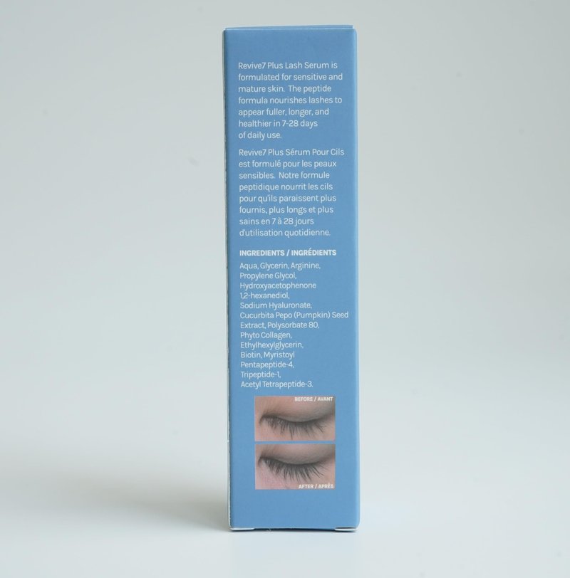 Revive7 Plus Revitalizing Lash Growth Serum for Eyelash Thickness - Serum Brow Enhancer Eyebrow - Lash Enhanced Formula for Longer, Full and Thicker Natural Eyelash, Made in Canada (3 ml)