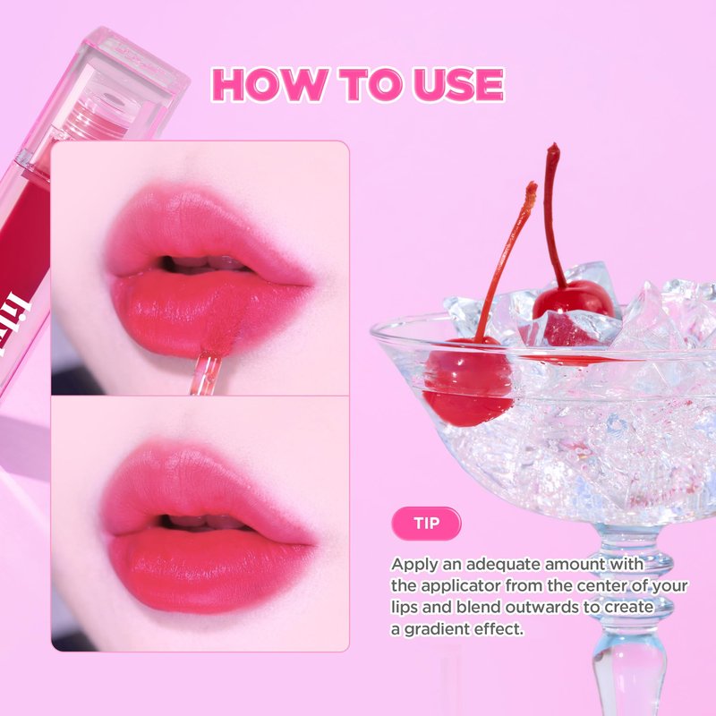 lilybyred Juicy Liar Water Tint | Korean Vivid Water-Gel Lip Stain, Fresh Fruit Colors, Intense Long-Lasting Stain, Moisturizing, Transfer-Proof, Lightweight Finish, 0.16 oz. (04 Blackberry Tequila)