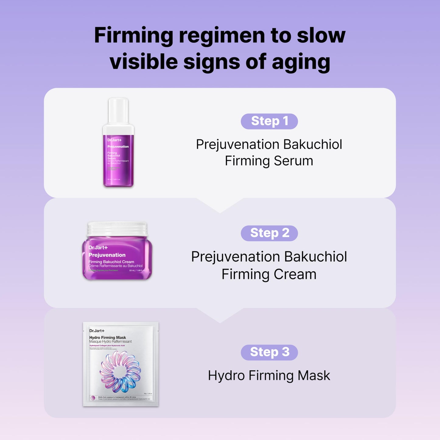 Dr.Jart+ Prejuvenation Firming Bakuchiol Cream with Collagen Peptides | Korean Anti Aging Face Cream | Sensitive Skin Friendly | Korean Skin Care, 1.69 Fl Oz