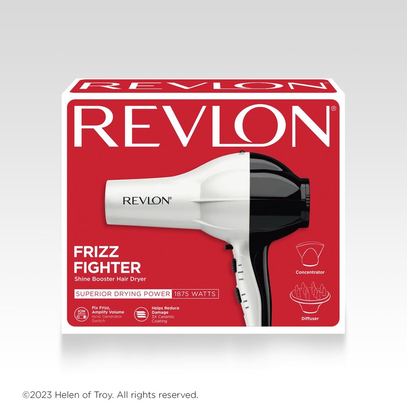 Revlon Shine Booster Hair Dryer | 1875W Smooth Blowout and Maximum Volume