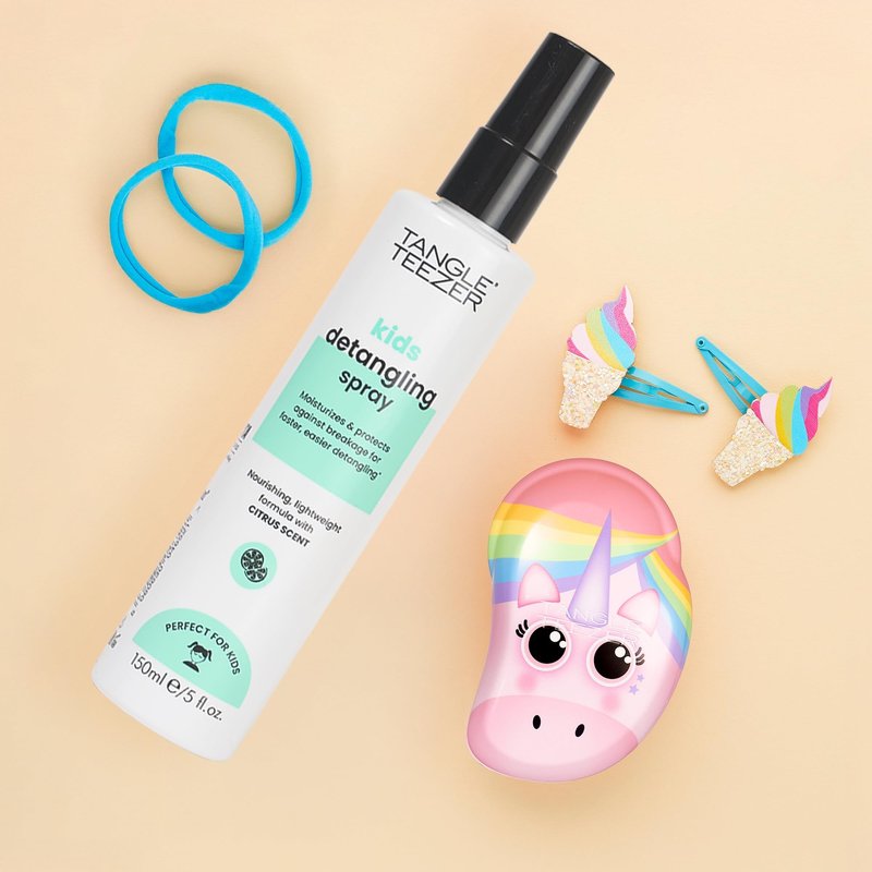 TANGLE TEEZER Hair Detangler Spray for Kids, Vegan and Sulfate-Free with a Fresh & Fruity Scent, for all Hair Types, 5 Fl Oz