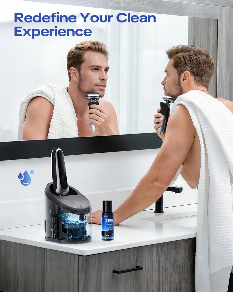 2026 New Reusable Cartridge with Refill 7 Month Supply Compatible with Braun Clean & Renew Refill Cartridge CCR, Shaver Cleaning & Care Kit with Gentle Hygienic Protection, Eco-Friendly