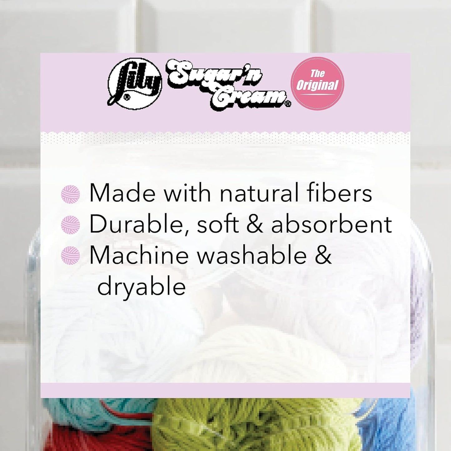 Lily Original Ombre Yarn, 2 oz, Mango Madness