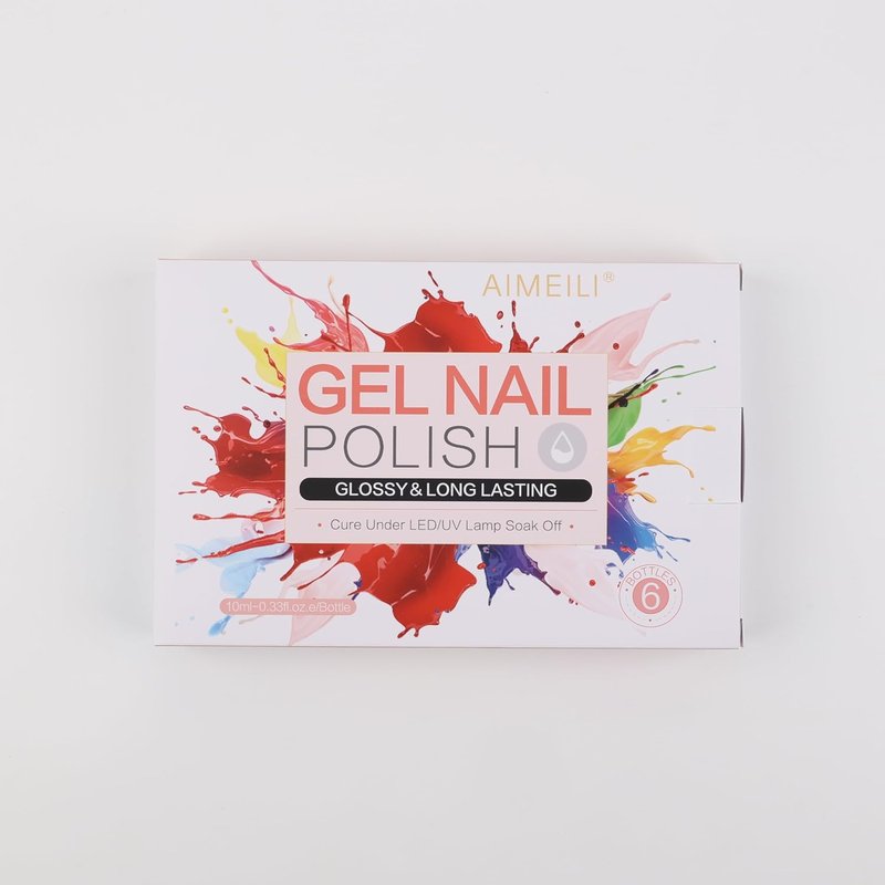 AIMEILI Blue Gel Nail Polish - No Wipe Matte Finish | Long-Lasting & Quick-Drying