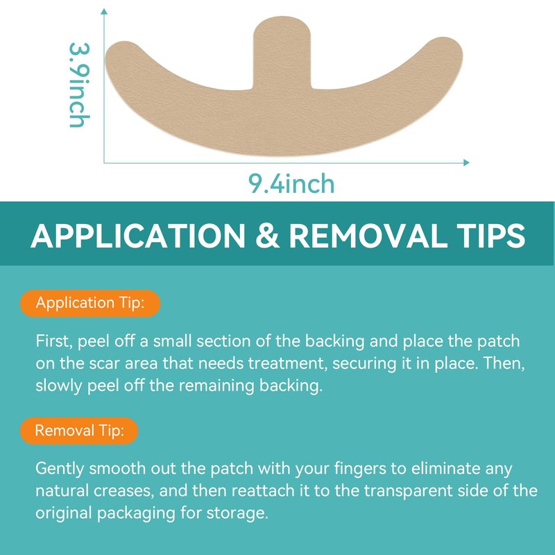Silicone Scar Sheets for Breast – 6 Anchor Shape Patches | Medical Grade Silicone, Hypoallergenic & Reusable for Breast Lift, Reduction, Augmentation or Mastectomy Surgery Scar Removal