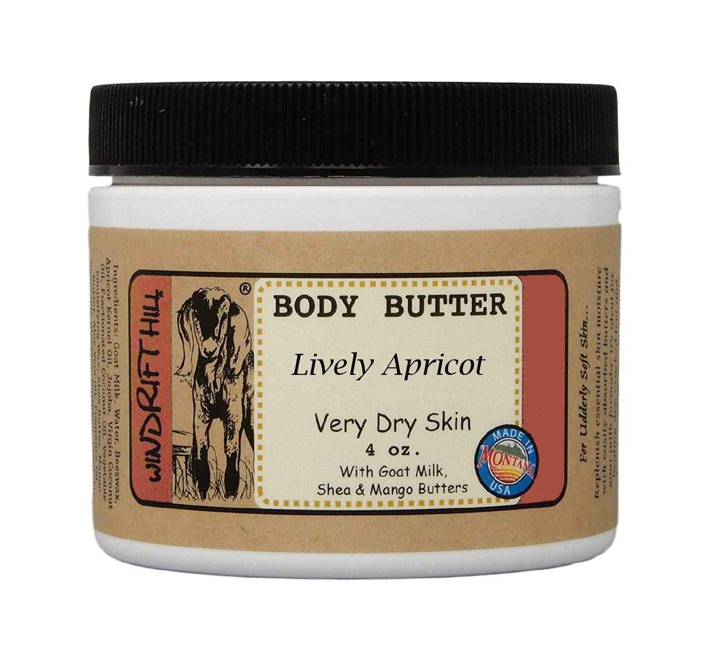 Windrift Hill Body Butter for Very Dry Skin (Lively Apricot)