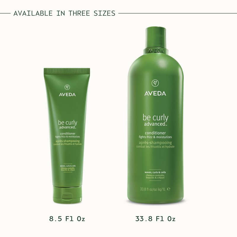 Aveda Be Curly Advanced Conditioner | Adds Moisture and Definition to Curly, Coily, Wavy Hair |Detangles and Fights Frizz | Silicone Free | 97% Naturally Derived*, 33.8 Fl Oz