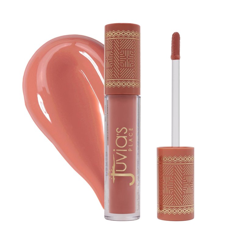 Juvia's Place Coffee Shop Lip Gloss - Butterscotch - Hydrating Butter Lip Gloss for Women, Long-Lasting Shine, Moisturizing Glass-like Finish, Plumping Non-sticky, Suitable for every vibe