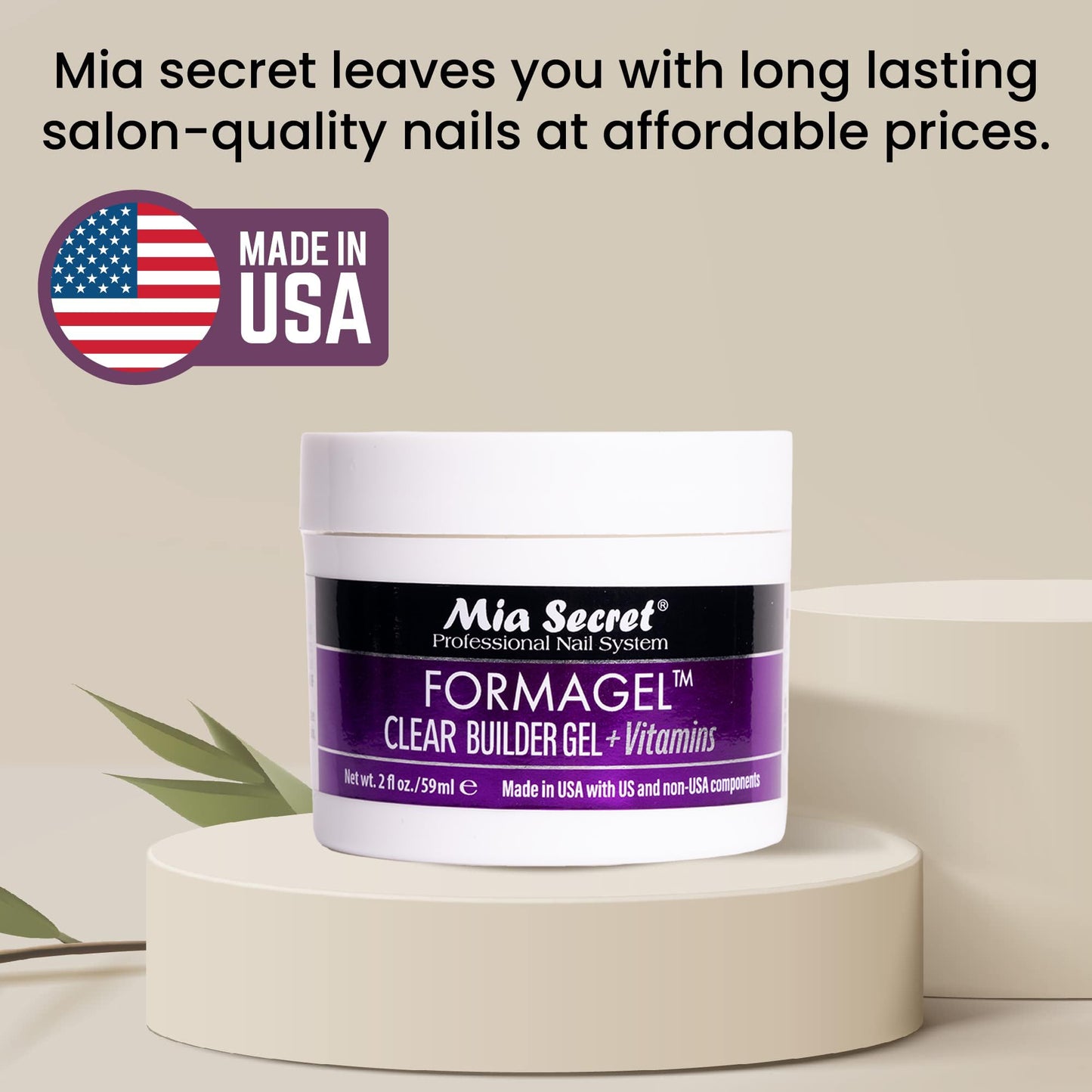 Mia Secret FORMAGEL Builder Gel 2oz - CLEAR