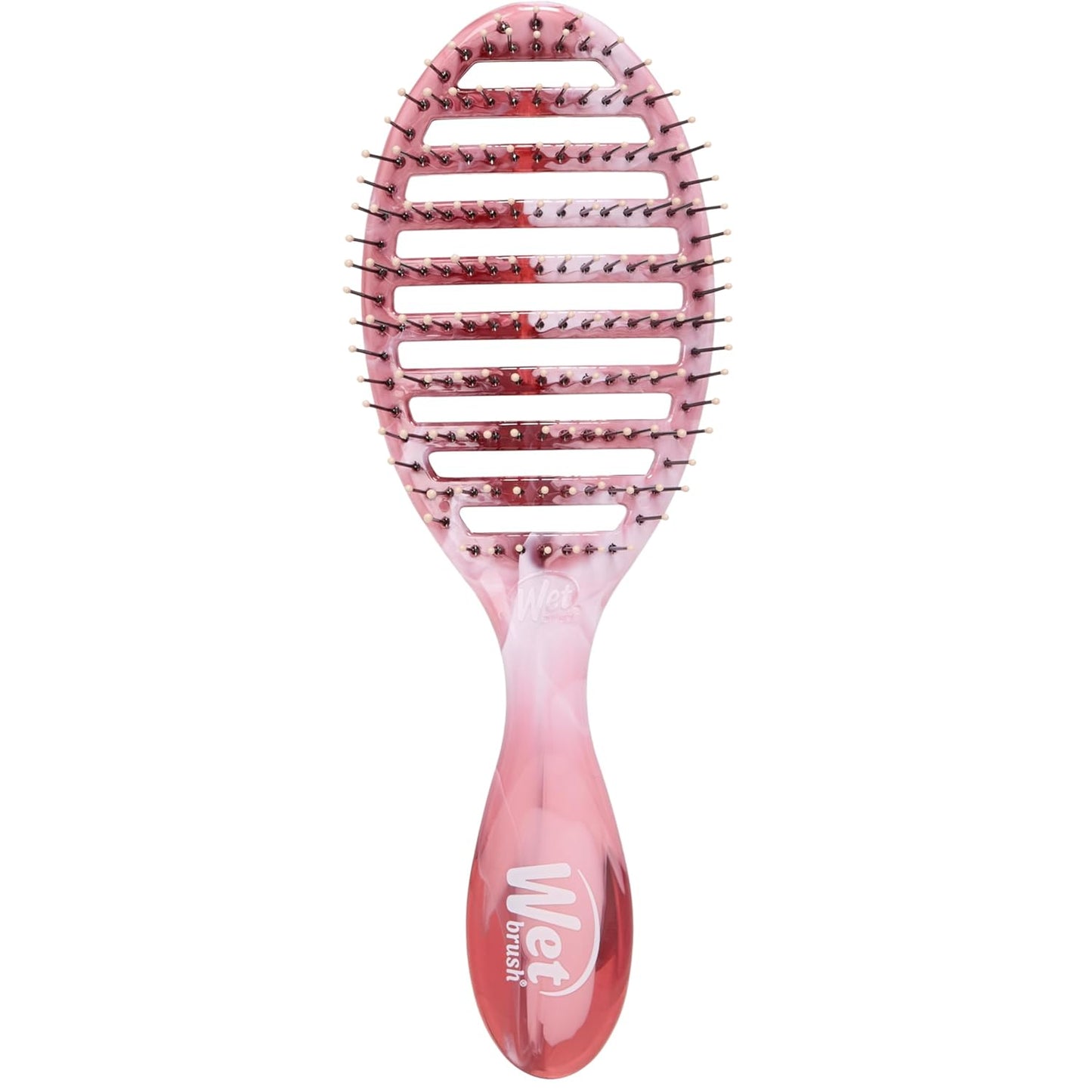 Wet Brush Speed Dry Hair Brush - Pink - Vented Design and Ultra Soft HeatFlex Bristles Are Blow Dry Safe With Ergonomic Handle Manages Tangle and Uncontrollable Hair - Pain-Free