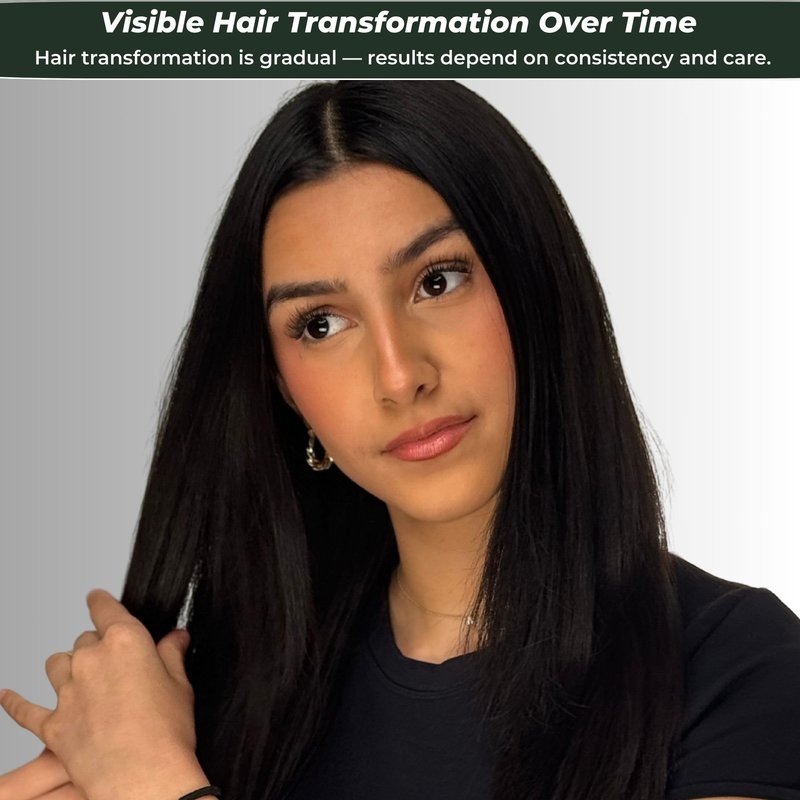 Hair growth Oil 100% Natural Lightweight Serum with Jojoba, Fractionated Coconut, Grapeseed, Argan, Vitamin E, Rosemary, Peppermint, Lavender, for Nourished Hair growth & Scalp Health