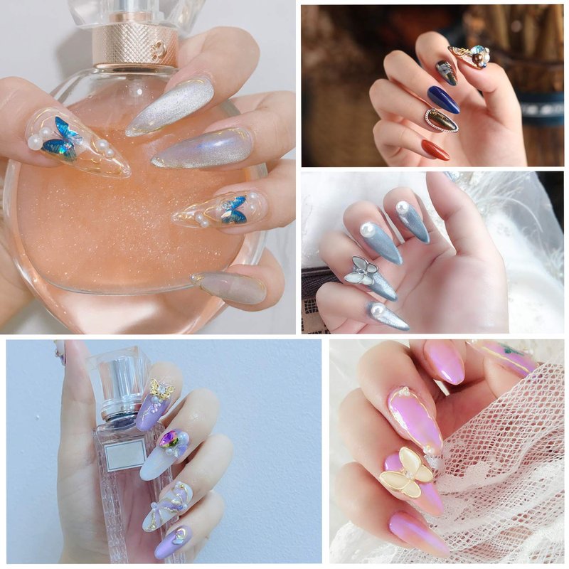 FEBSNOW 1000 PCS French Coffin Ballerina Nail Tips Acrylic Nails Artificial Half False Flake Nail Tips 10 sizes with Clear Plastic Cases for Nail Salon Nail Shop DIY Nail Art Ballerina Nails