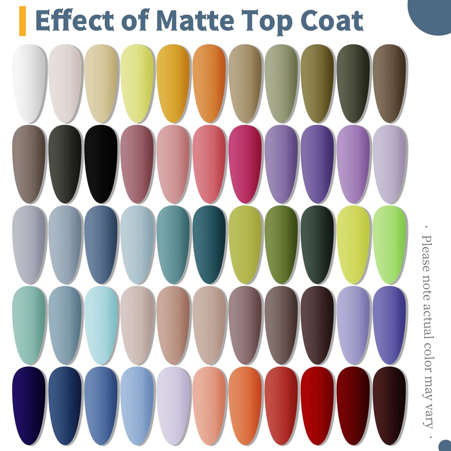 JODSONE Gel Nail Set 20+3 Colors High Shine Gorgeous Gel Polish Base Top Matte Coat Nice Gifts Show Charm