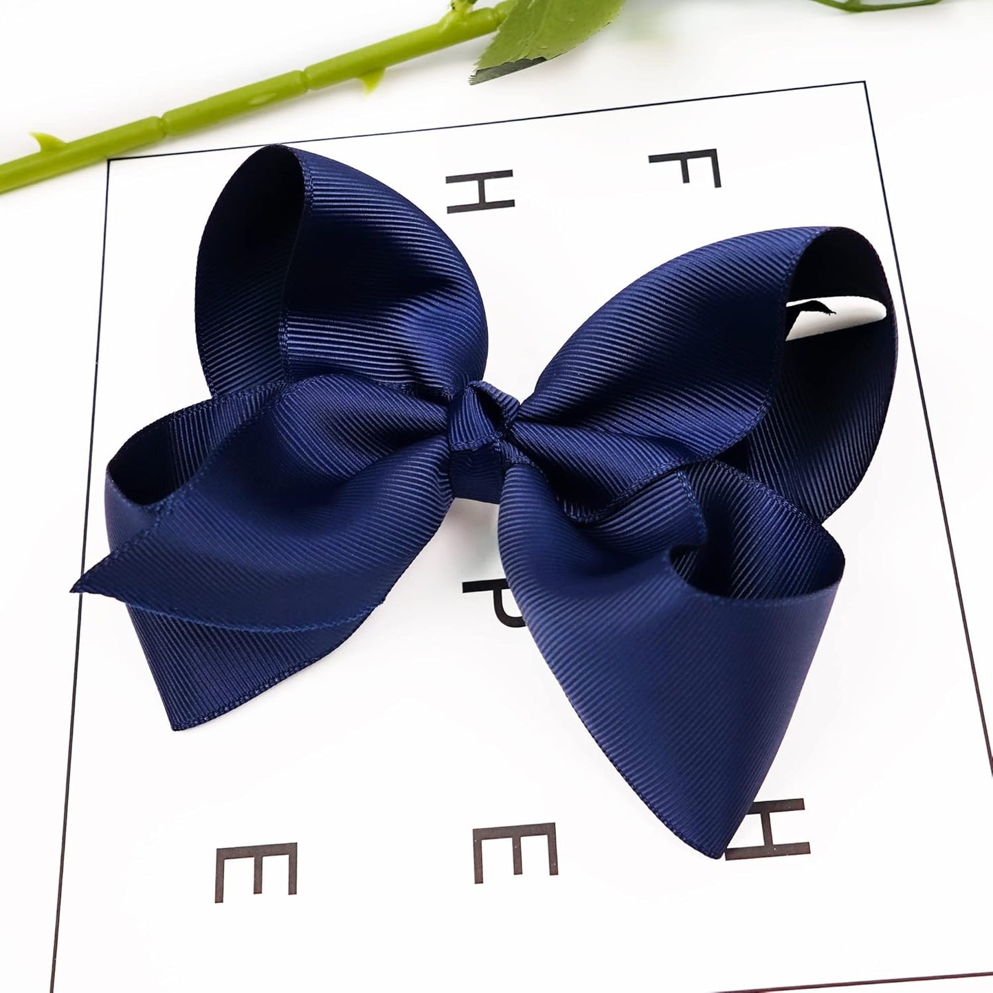 40Pcs 3 inch Hair Bows for Girls Grosgrain Ribbon Toddler Back to School Hair Accessories with Alligator Clips for Baby Girls Kids in Pairs