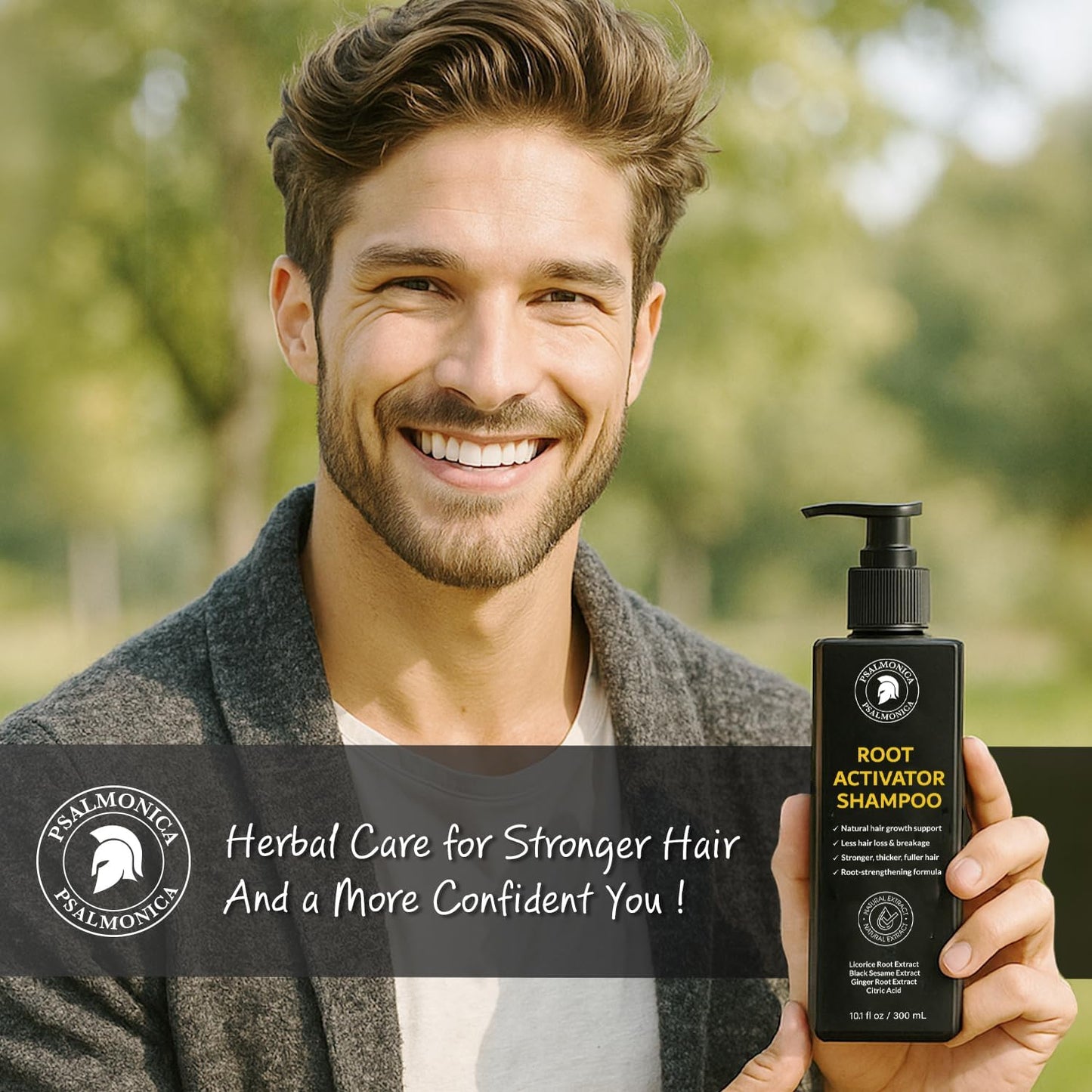 Root Activator Hair Growth Shampoo Conditioner for Men (11.1 Fl Oz (Pack of 1), Root Activator Shampoo)