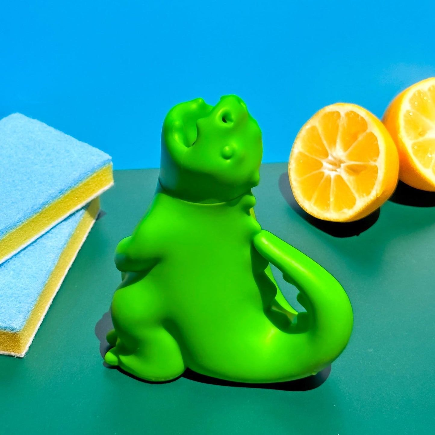Genuine Fred DRAGON'S BREATH Microwave Steam Cleaner, BPA-Free Silicone Dragon Design, Easy to Use, Reduces Cleaning Time, Dishwasher Safe, Fun and Effective Kitchen Gadget