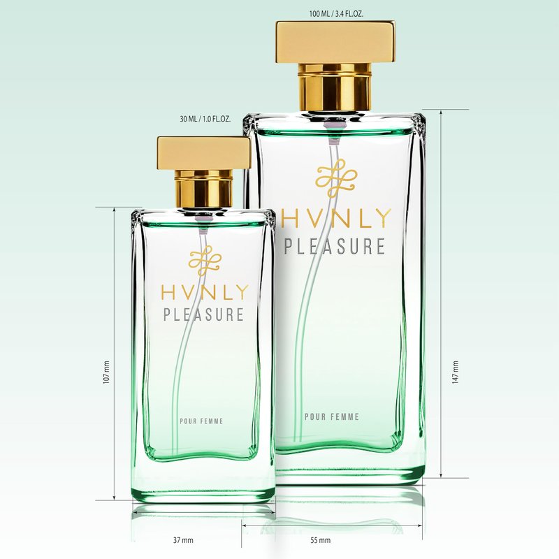 HVNLY Pleasure Eau de Parfum for Women — Sensual Cherry & Strawberry Perfume — Long Lasting Fruity Sweet Fragrance — Date Night, Gift for Her — Vegan, Cruelty-Free EDP — 3.5 Fl Oz (100ml)