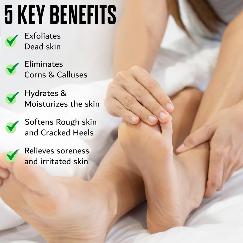 FOOT CURE Tea Tree Oil Balm – Moisturizer for Dry Cracked Feet – Instantly Hydrates & Soothes Irritated Skin & Athlete's Foot – Best Foot Care for Women and Men (Pack of 2)