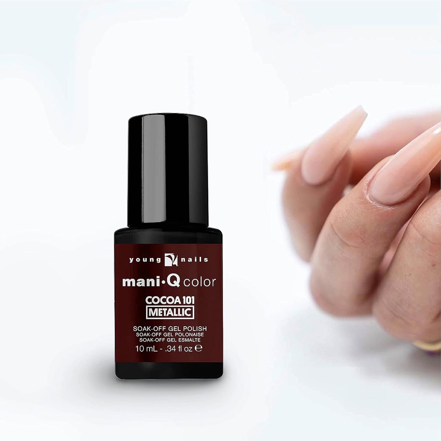 Mani-Q Soft Gel Polish - Natural Nail Enhancements, LED/UV Soak-Off Gel | 1/3 oz