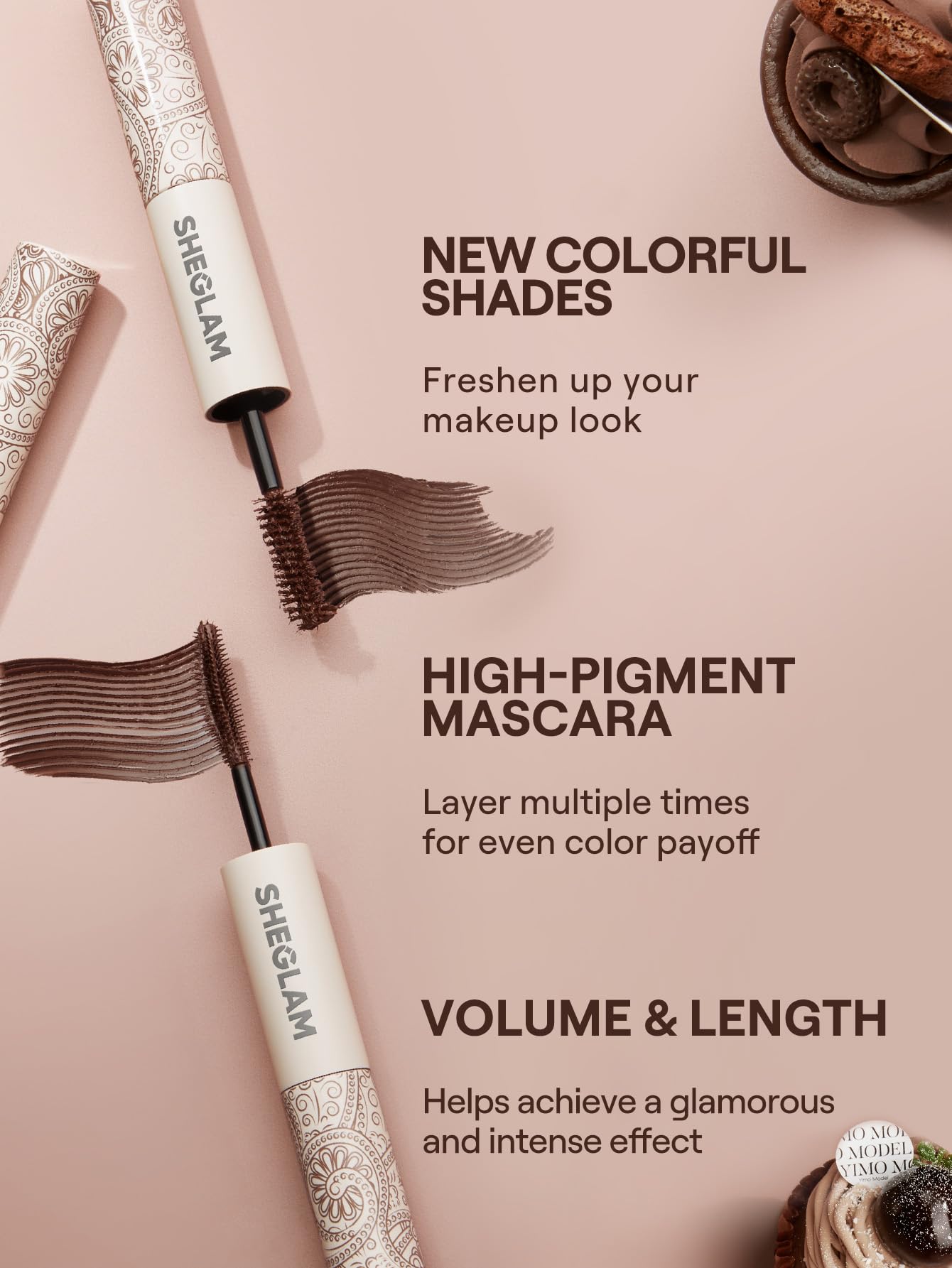 SHEGLAM All-In-One Volume & Length Mascara-Waterproof-Macchiato